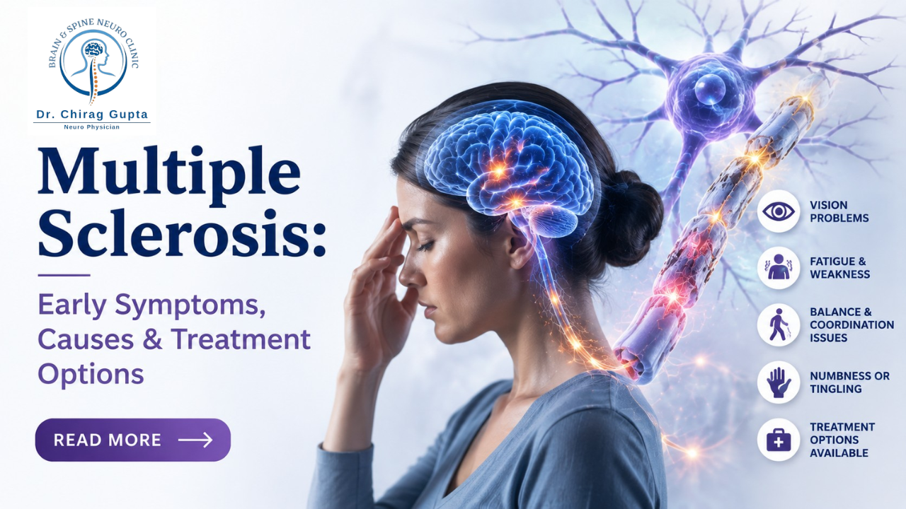 Multiple Sclerosis: Early Symptoms, Causes & Treatment Options in Greater Noida